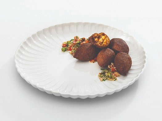 Symphony groove large serving round plate 32cm