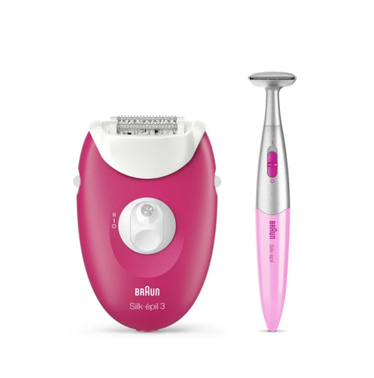 Silk-épil 3 epilator with 2 extras incl.