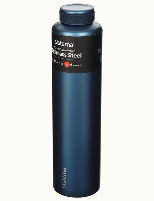 Sistema 600ML STAINLESS STEEL BOTTLE