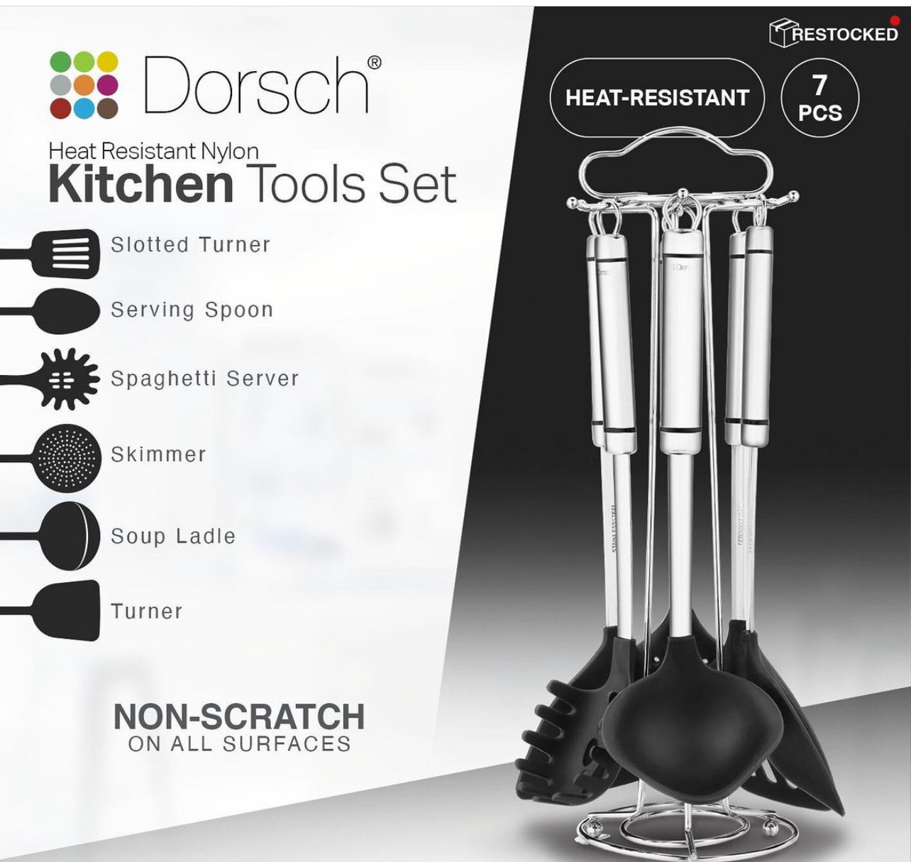 Dorsch heat resistant kitchen tool