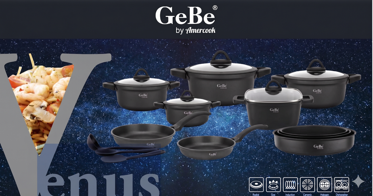 Gebe cookware Set 29 pcs