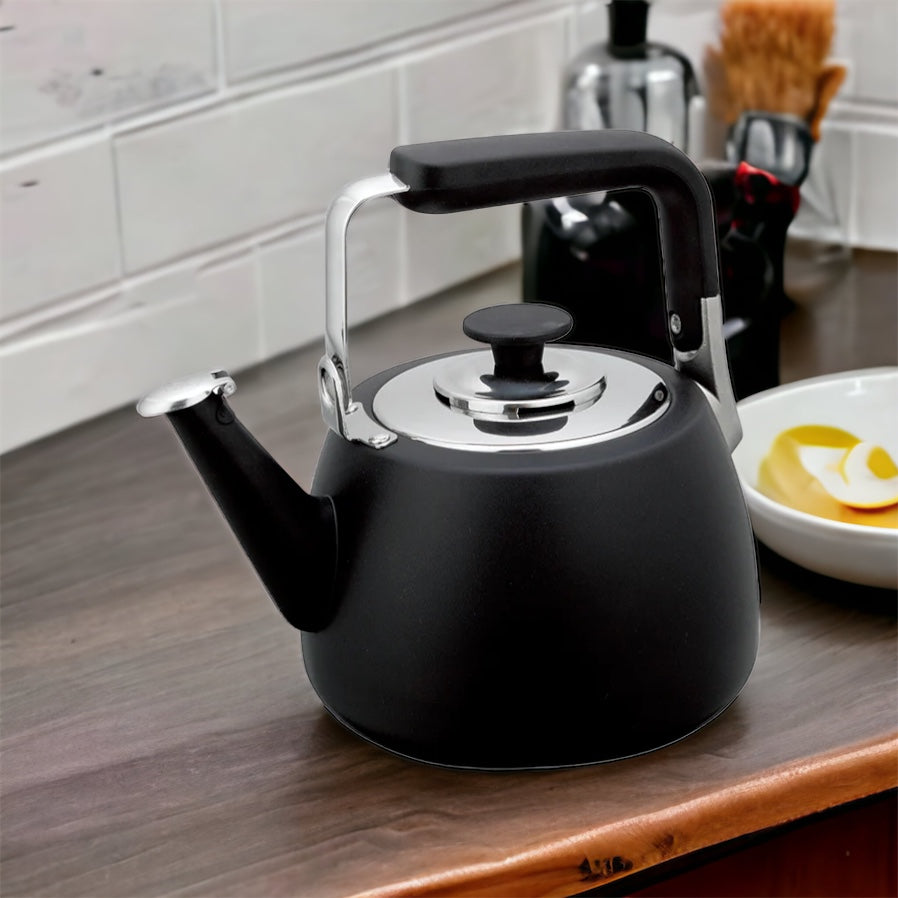 Dosthoff Induction Elegance Black Tea Kettle 2L SS 18/8