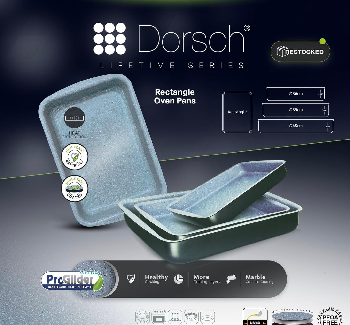 Dorsch Rectangle Pans