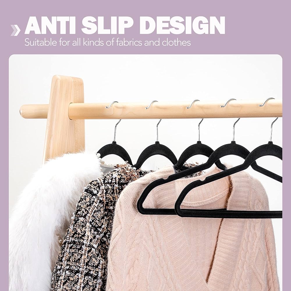 Velvet Clothes Hangers 6pcs
