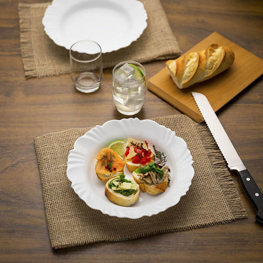 Nadir Opaline Petala Dinner Plates - 6 pcs