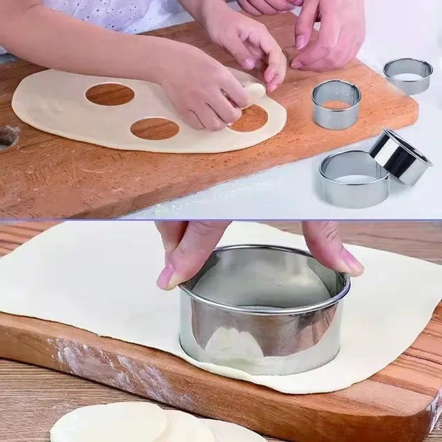 Stainless Steel Plain Round Dough Cutter