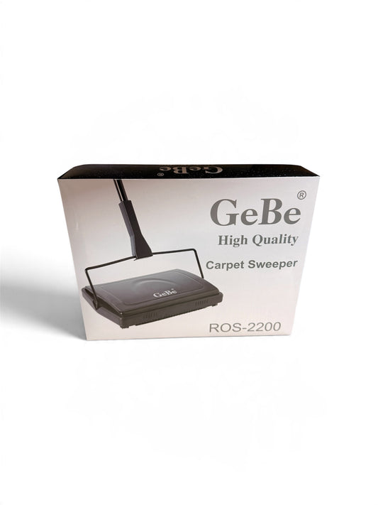 Manual carpet sweeper