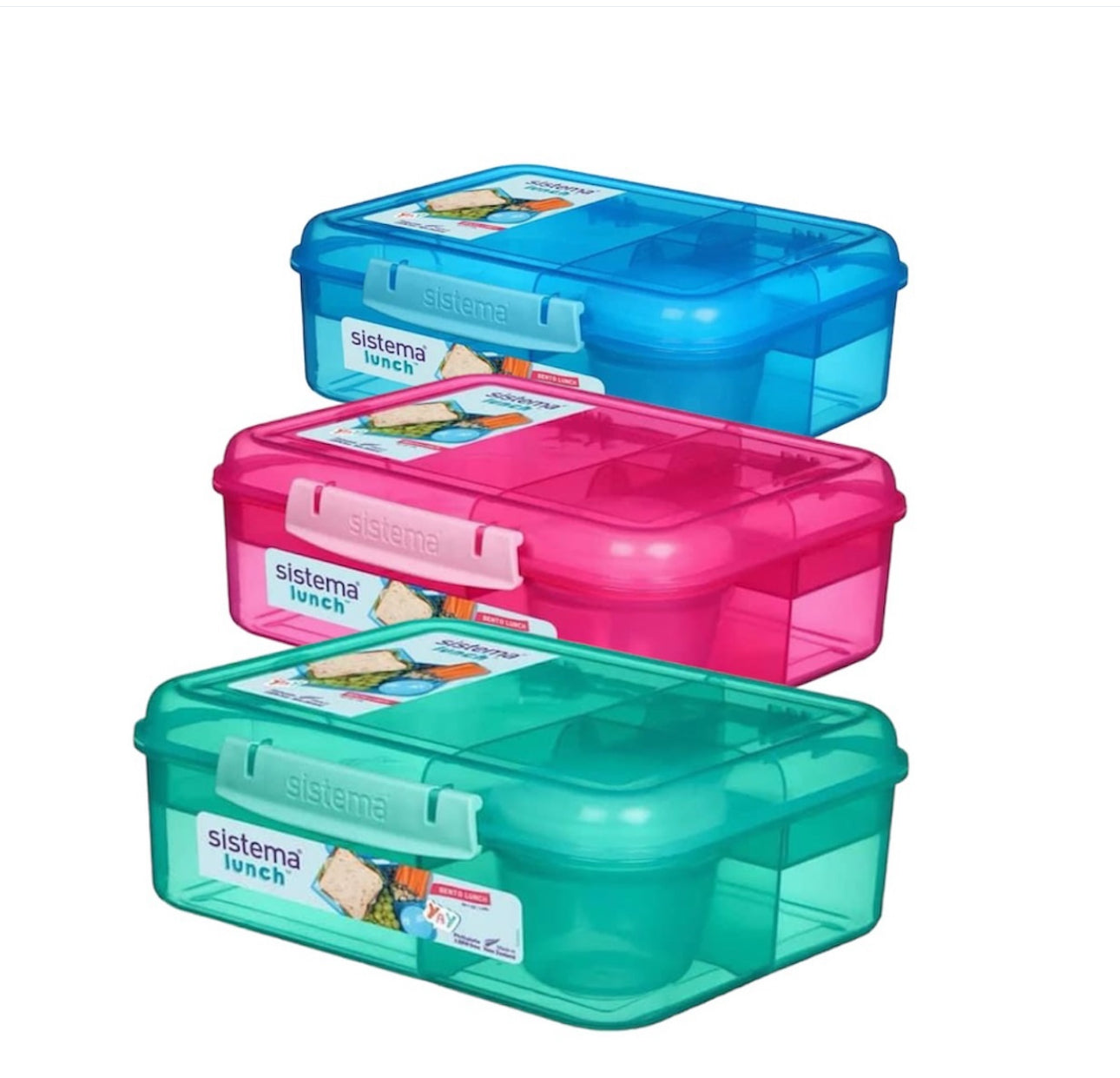 Sistema 1.65L BENTO LUNCH WITH YOGURT POT