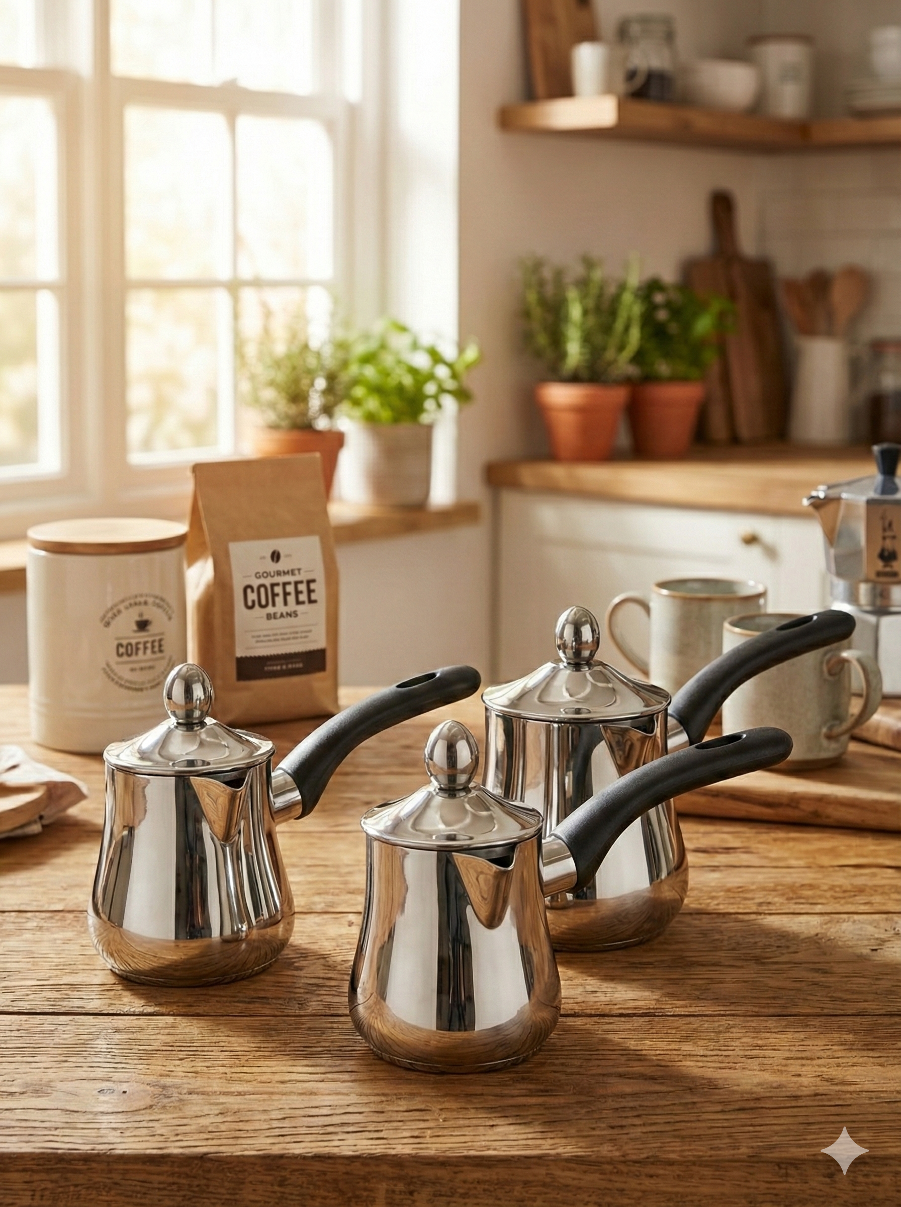 Gebe stainless steel coffee warmer set – HappyHouse