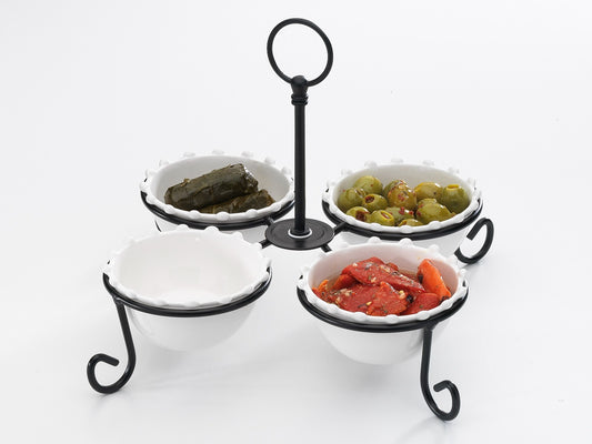 Symphony Tres Gourmet ( pearl ) 5 pcs condiment set