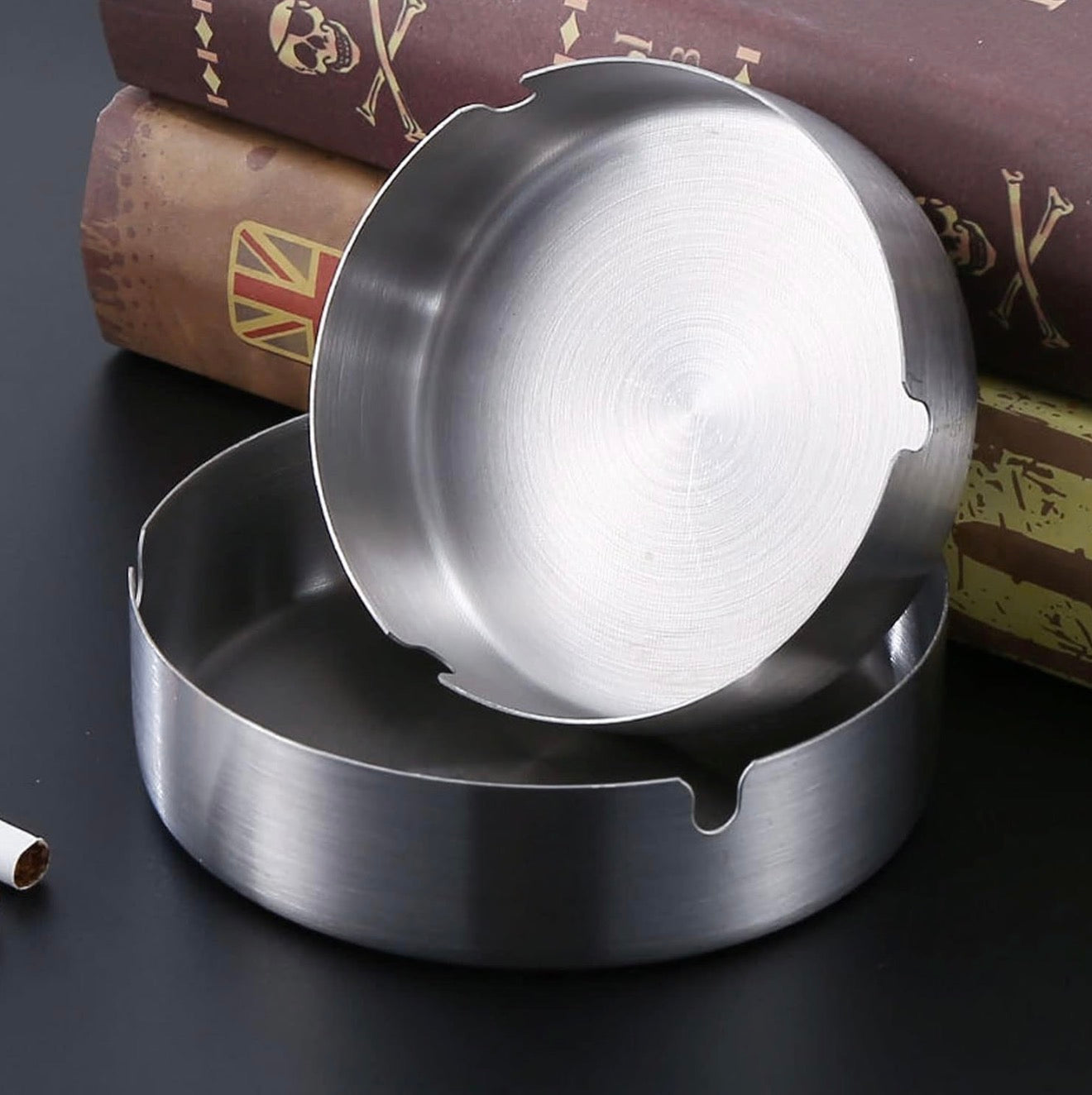 Ashtray Stainless Steel Silver