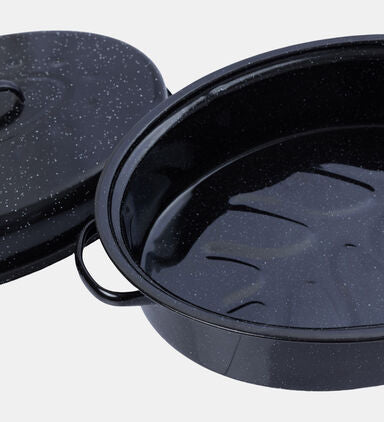 Enamel Coated Roaster Pan with lid