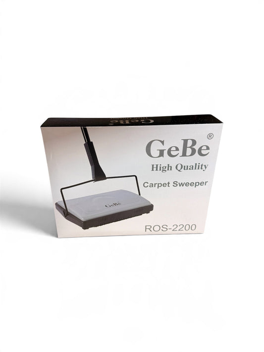 Manual carpet sweeper