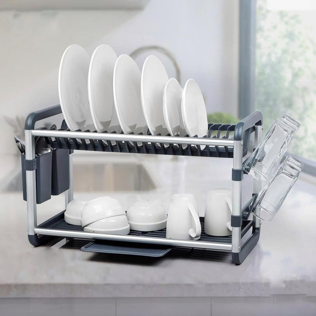 2 tier Aluminium Dish Rack