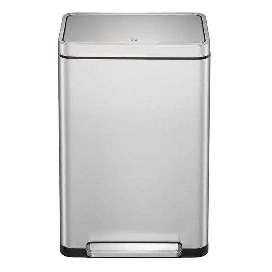 Eko rectangular pedal bin and plastic inner bucket (45 liters).