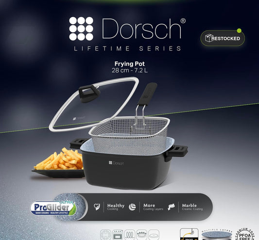 Lifetime Frying Pot 28cm – 7.2L