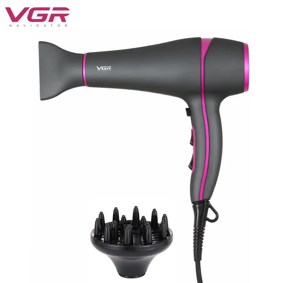 VGR 402 Hair Dryer Professional Electric Personal Care Salon UNfoldable Handle Heat Anion Balance Technology Powerful V402