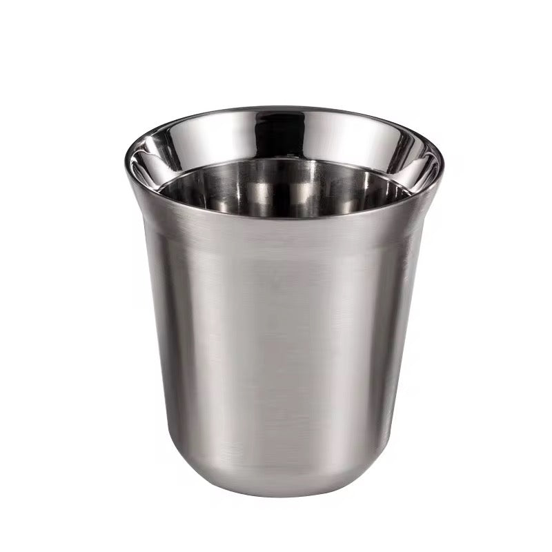 Double Wall 80 ml Stainless Steel Coffee Cups