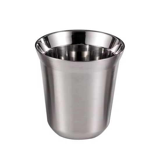 Double Wall 80 ml Stainless Steel Coffee Cups