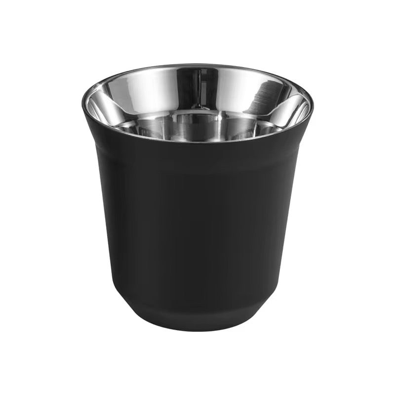 Double Wall 80 ml Stainless Steel Coffee Cups