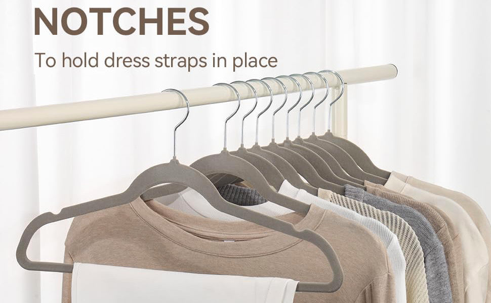 Velvet Clothes Hangers 6pcs
