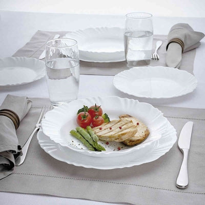 Nadir Opaline Petala Dinner Plates - 6 pcs