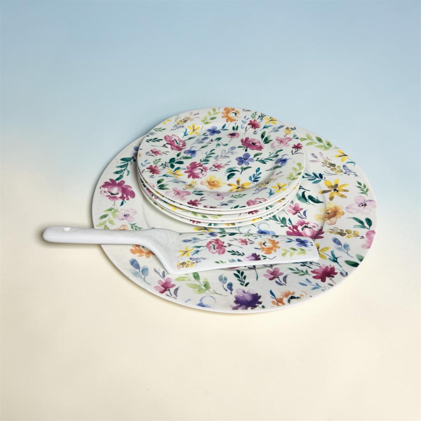 Floral 8 pcs Cake Set set