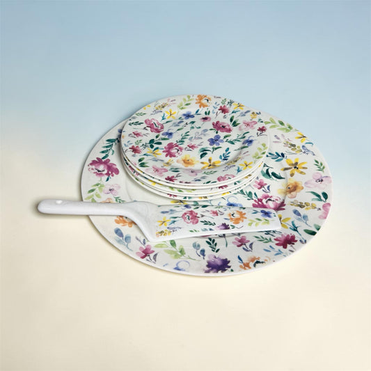 Floral 8 pcs Cake Set set