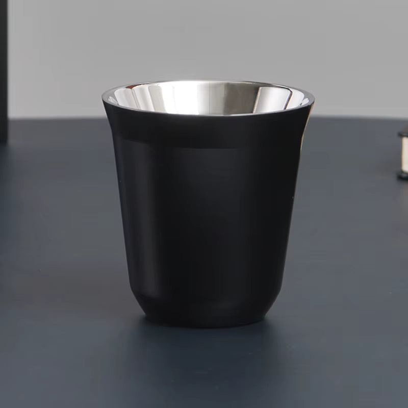 Double Wall 80 ml Stainless Steel Coffee Cups